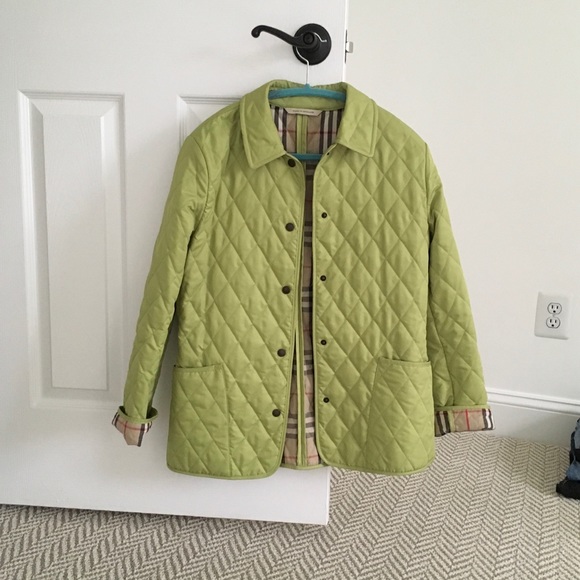 Burberry Green Quilted Utility Jacket - Picture 2 of 8